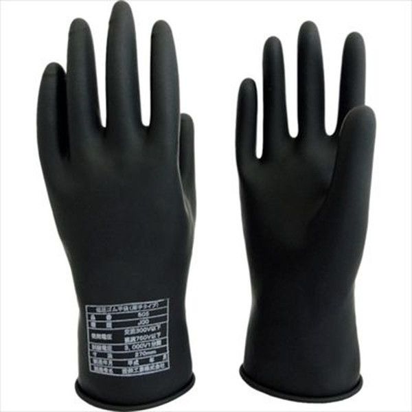 ワタベ　高圧ゴム手袋４６０ｍｍ胴太型Ｍ 555-M - 2