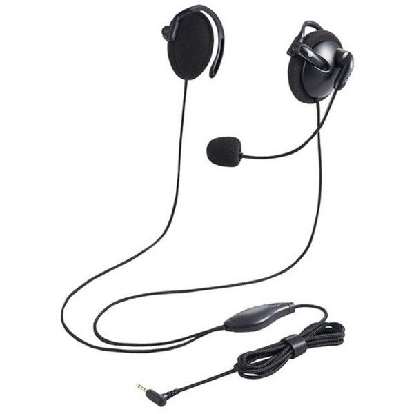 ELECOM HS-EH02TBK 黒 ヘッドセット 耳掛け 有線 両耳 4極ミニプラグ 変換ケーブル付(3極ミニプラグ) 軽量 |  激安の新品・型落ち・アウトレット 家電 通販 XPRICE - エクスプライス (旧 PREMOA - プレモア)