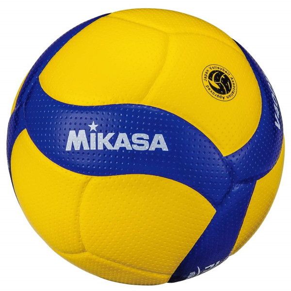 MIKASA V400W-L ブルー/イエロー [小学生バレーボール4号 検定球]