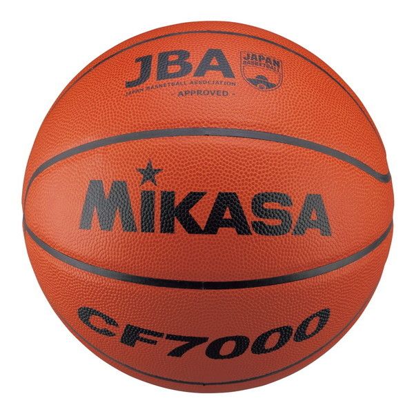 MIKASA CF7000 [バスケット7号(一般・大学・高校・中学) 男子用 試合球 天然皮革 茶]