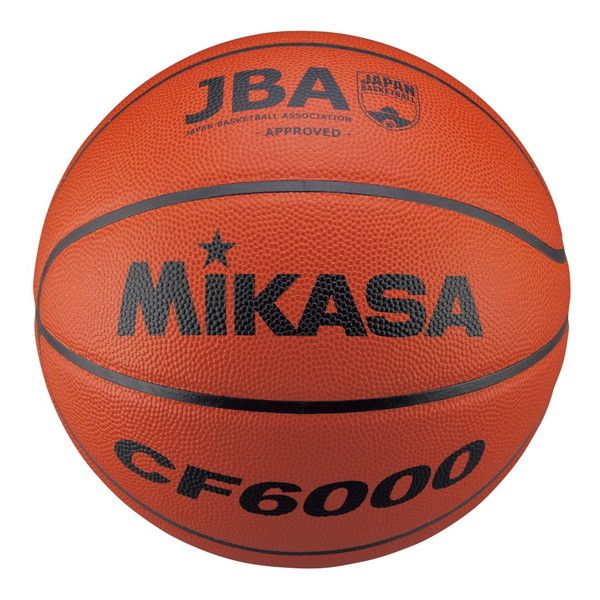 MIKASA CF6000 [バスケット6号(一般・大学・高校・中学) 女子用 試合球 天然皮革 茶]