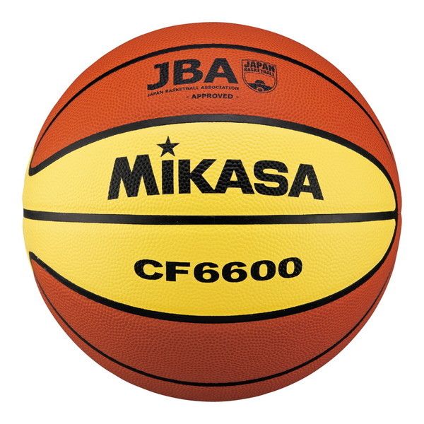 MIKASA CF6600 [バスケット6号(一般・大学・高校・中学) 女子用 検定球 天然皮革 茶/黄]