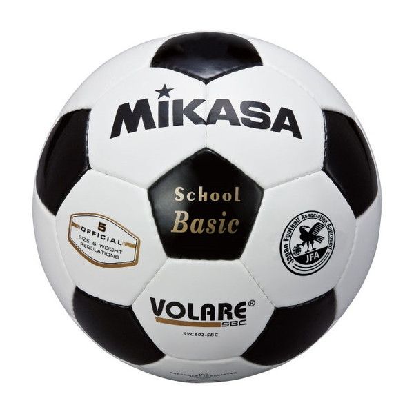 MIKASA SVC502SBC-WBK [サッカー5号(一般・大学・高校・中学) 検定球 白/黒]