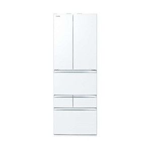 【標準設置込】東芝 VEGETA 冷蔵庫（461L・フレンチドア）GR-T460FZ(UW) クリアグレインホワイト E7479
