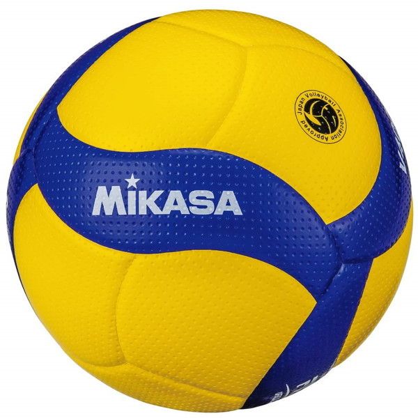 MIKASA V400W ブルー/イエロー [バレーボール4号 検定球 国際公認球]