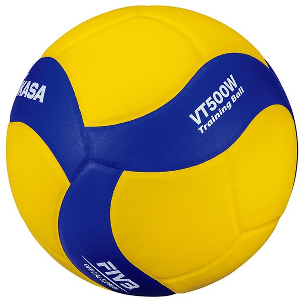 MIKASA VT500W [バレーボール トレーニング用ボール 5号（500g） 黄/青]