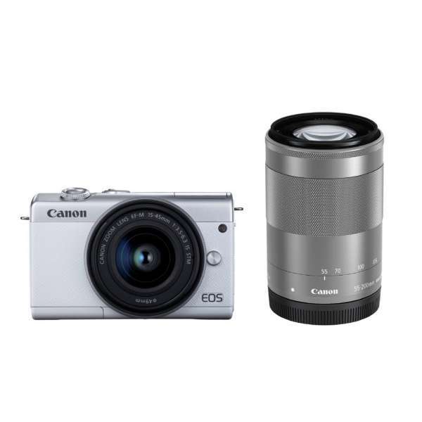 CANON EOS M200 ダブルズームキット ホワイト [ミラーレス一眼カメラ（2410万画素）] | 激安の新品・型落ち・アウトレット 家電  通販 XPRICE - エクスプライス (旧 PREMOA - プレモア)