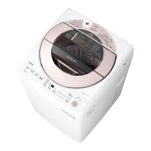 【標準設置込】SHARP ES-GV7F ピンク系 [簡易乾燥機能付洗濯機(7kg)] E7479