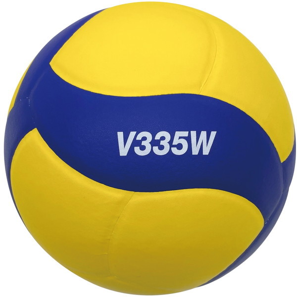 MIKASA V335W イエロー/ブルー [バレーボール 練習球 (5号 高校・大学・一般用)]