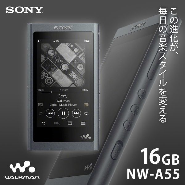 SONY NW-A55-B グレイッシュブラック Walkman(ウォークマン) A50 