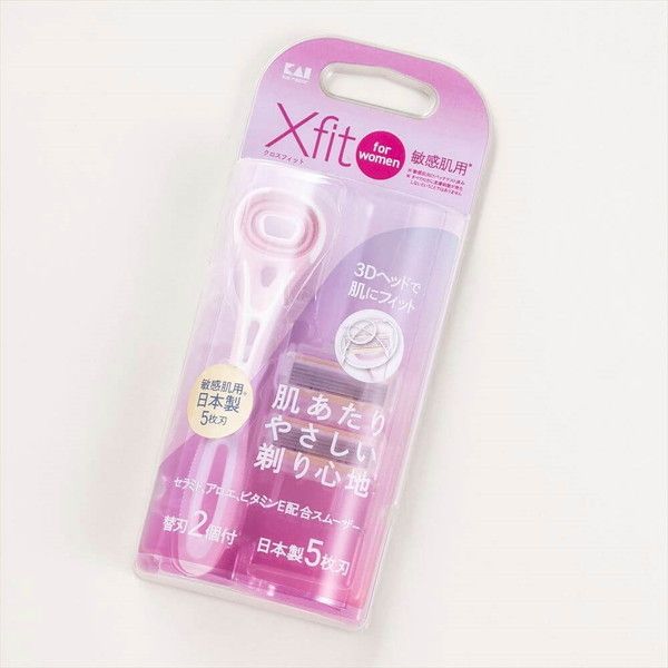 貝印（株） Xfit (クロスフィット) for women 敏感肌用 替刃2個付 XF5-2BL2 | 激安の新品・型落ち・アウトレット 家電 通販  XPRICE - エクスプライス (旧 PREMOA - プレモア)