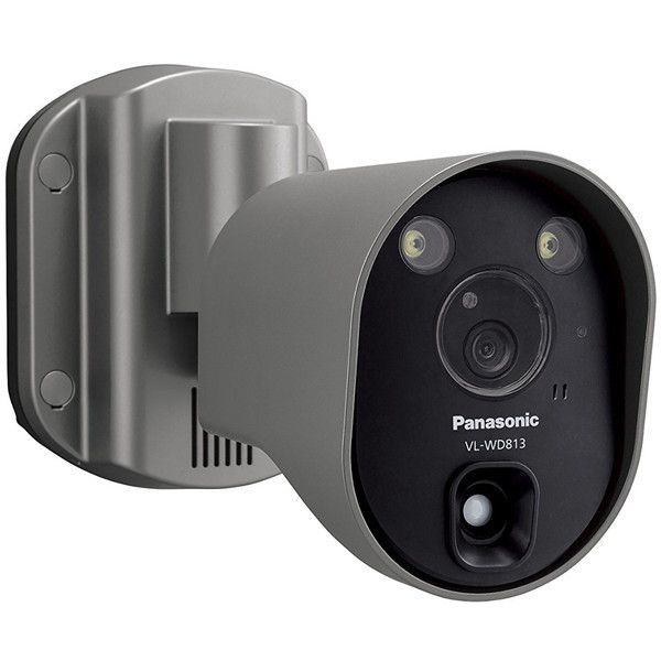 PANASONIC VL-WD813K [センサーライト付屋外ワイヤレスカメラ(ドアホン連携)] 防犯カメラ・監視カメラ