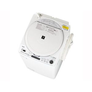 【標準設置込】SHARP ES-TX8F ホワイト系 [洗濯乾燥機(洗濯8.0kg/乾燥4.5kg)] E7479