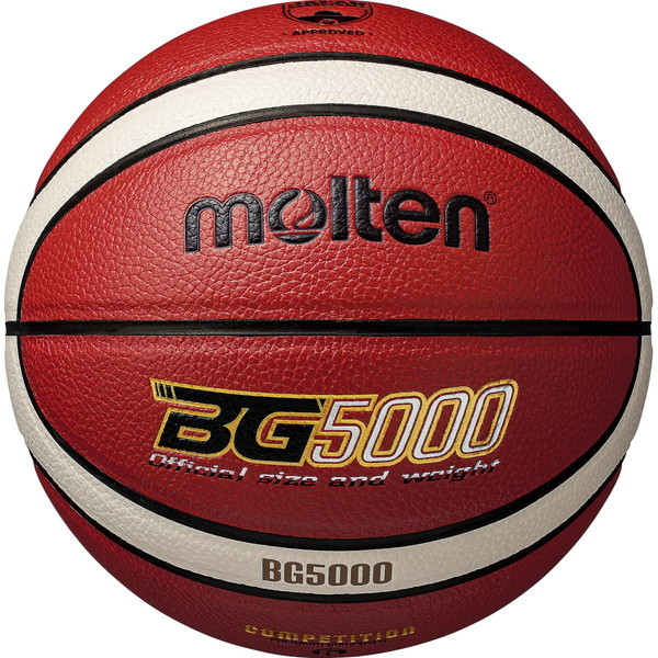 モルテン B5G5000 オレンジ×アイボリー [バスケットボール検定5号球]