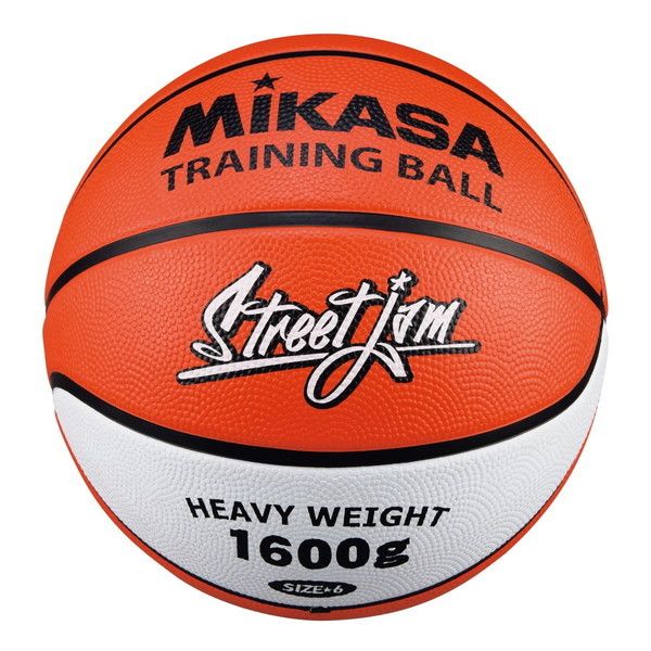 MIKASA B6JMTR-O [バスケット(一般・大学・高校・中学) 女子用 トレーニング1.6kg ゴム オレンシ/白]
