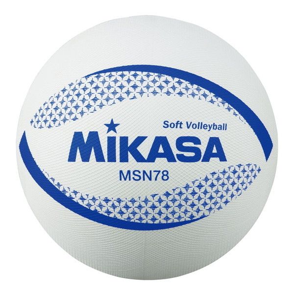 MIKASA MSN78-W [ソフトバレー(検定球)円周78cm 約210g 白]