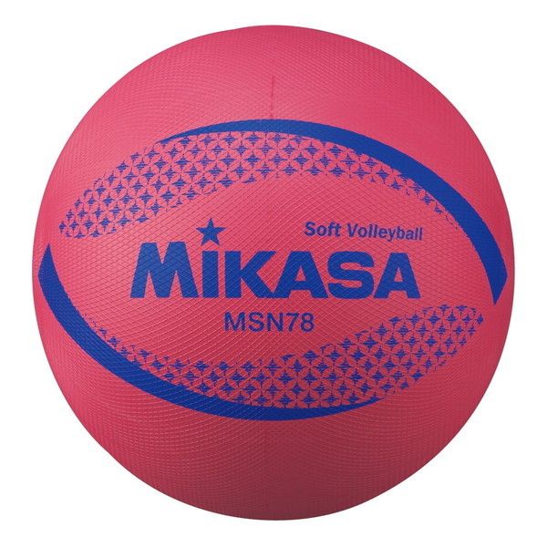 MIKASA MSN78-R [ソフトバレー(検定球)円周78cm 約210g 赤]