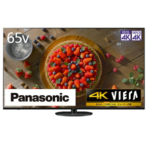 【標準設置込】PANASONIC VIERA 65V型 4Kチューナー内蔵 液晶テレビ TH-65JX900 E7479