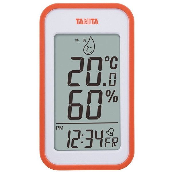 TANITA TT-559-OR 贈物 オレンジ デジタル温湿度計 最大94％オフ！
