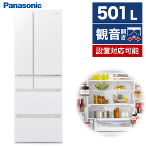 PANASONIC NR-F508PX-W サテンオフホワイト [冷蔵庫 (501L・フレンチドア)]