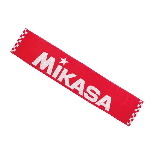MIKASA AC-TL101A-R MIKASAロゴ タオルマフラー レッド
