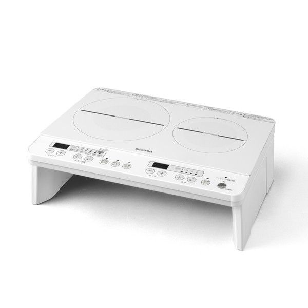 アイリスオーヤマ IHK-W12S-W ホワイト [据え置き2口IHコンロ(1400W) 脚付] | 激安の新品・型落ち・アウトレット 家電 通販  XPRICE - エクスプライス (旧 PREMOA - プレモア)