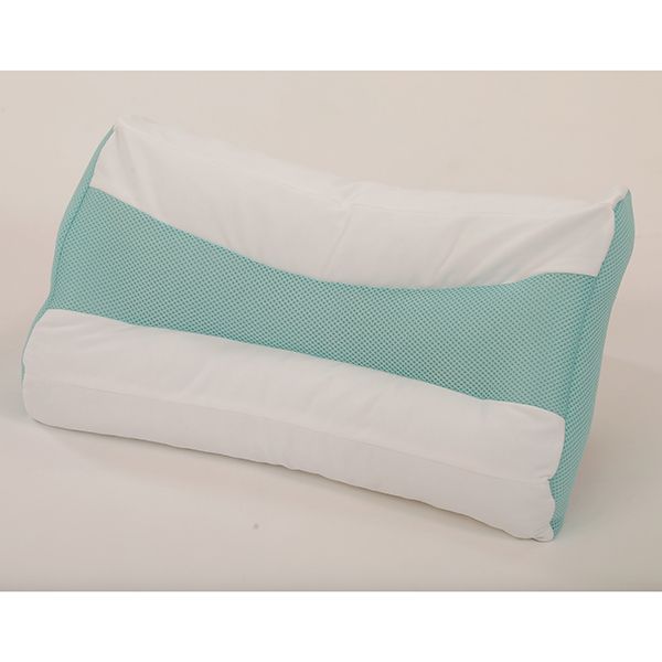 西川 首にやさしい枕 ソフトパイプ グリーン 58×39cm EH98382059G 枕・抱き枕