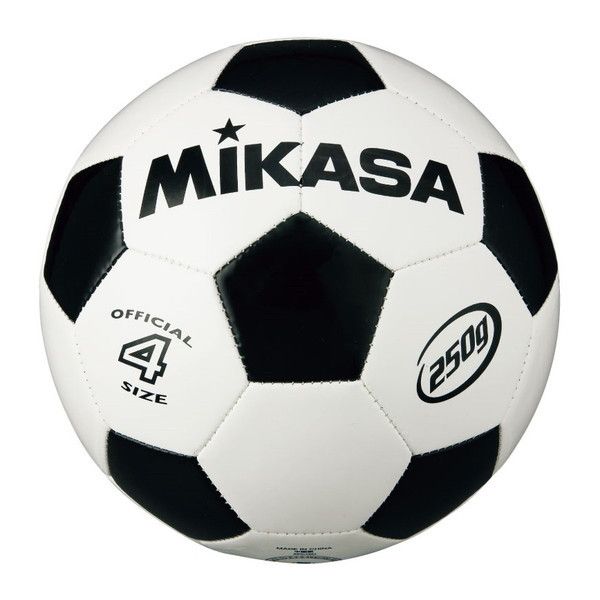 MIKASA SVC403-WBK [サッカー4号(小学校) 軽量球 約250g 白/黒]
