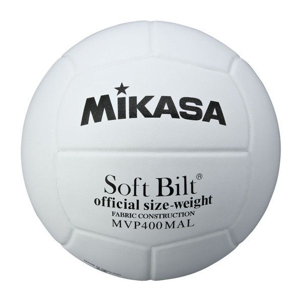 MIKASA MVP400MALP [バレー4号(中学・家庭婦人) 練習球 天然皮革 白]