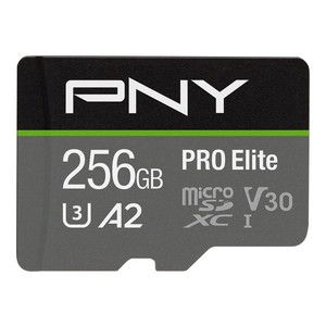 PNY P-SDU256V32100PRO-GE [microSDXC U3 V30ハイスピードメモリカード 256GB]
