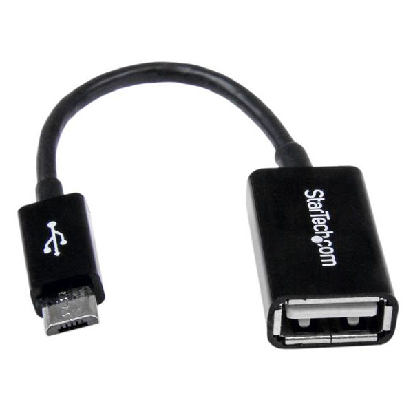 StarTech UUSBOTG [micro USB OTG変換アダプタ(10cm)] USBケーブル