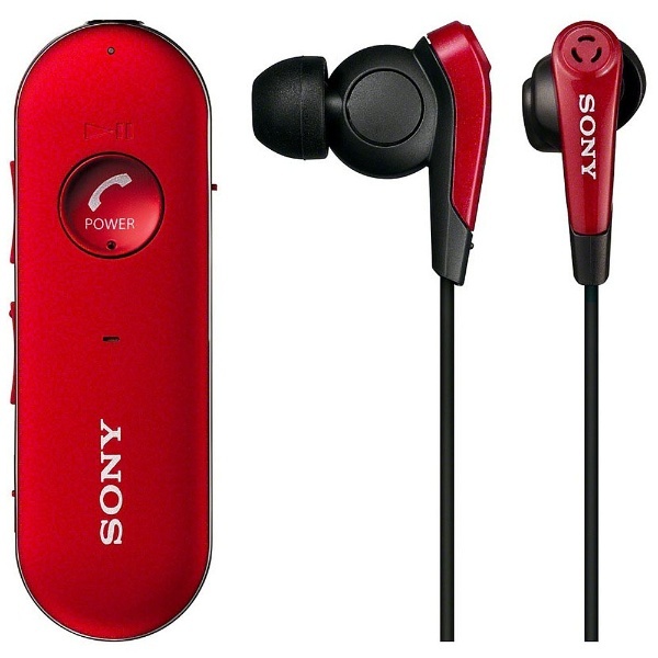 SONY MDR-EX31BN R レッド [ワイヤレスステレオヘッドセット Bluetooth対応] イヤホン