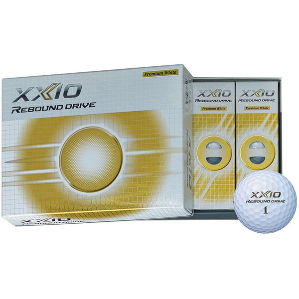【日本正規品】 DUNLOP XXIO(ゼクシオ) リバウンドドライブ ボール 2021年モデル プレミアムホワイト 1ダース(12個入り) ゴルフボール