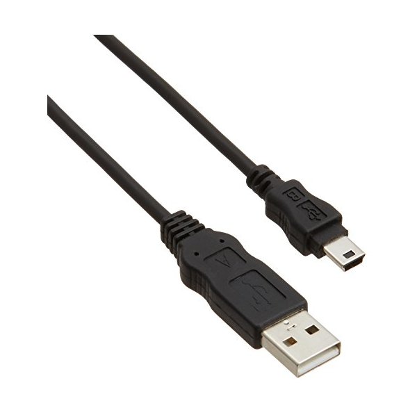 [3m ブラック エコUSBケーブル(A-miniB)] ELECOM USB-ECOM530