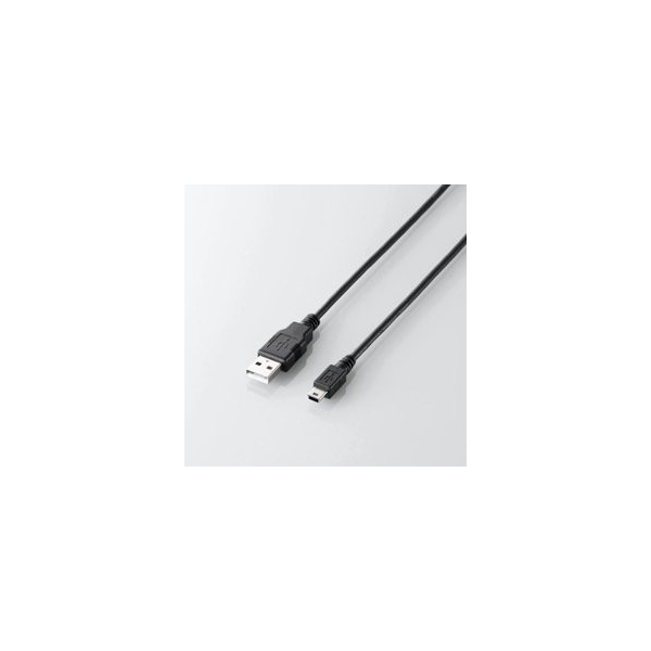 ELECOM U2C-GMM30BK ブラック [USB2.0ケーブル（mini-Bタイプ）3m] その他のゲーム/周辺機器