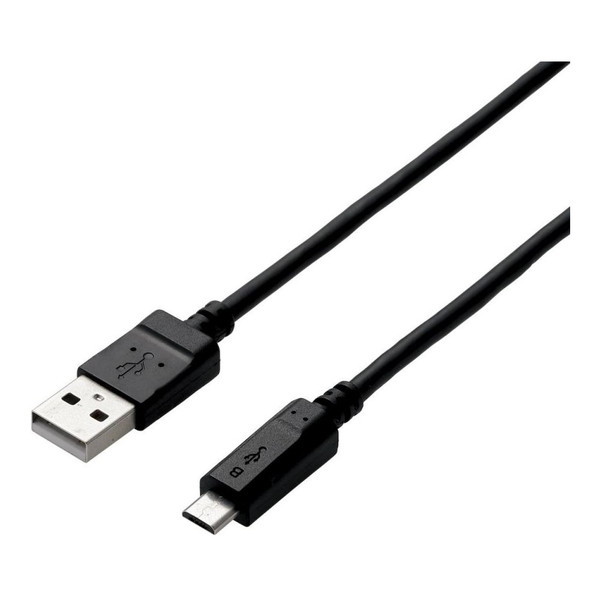 ELECOM MPA-AMB2U20BK microUSBケーブル 2A出力 スタンダード 通信・充電 2m ブラック USB充電・データ転送ケーブル