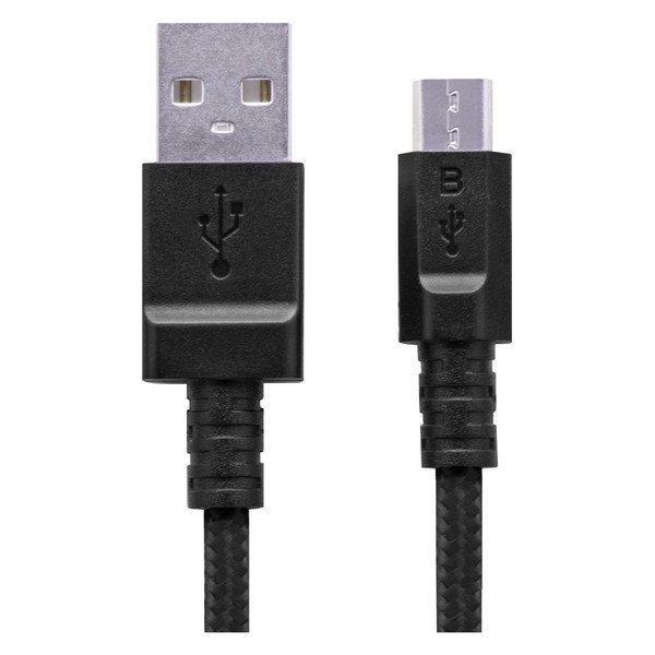 ELECOM MPA-AMBS2U20BK microUSBケーブル 2A出力 高耐久 2m ブラック USB充電・データ転送ケーブル