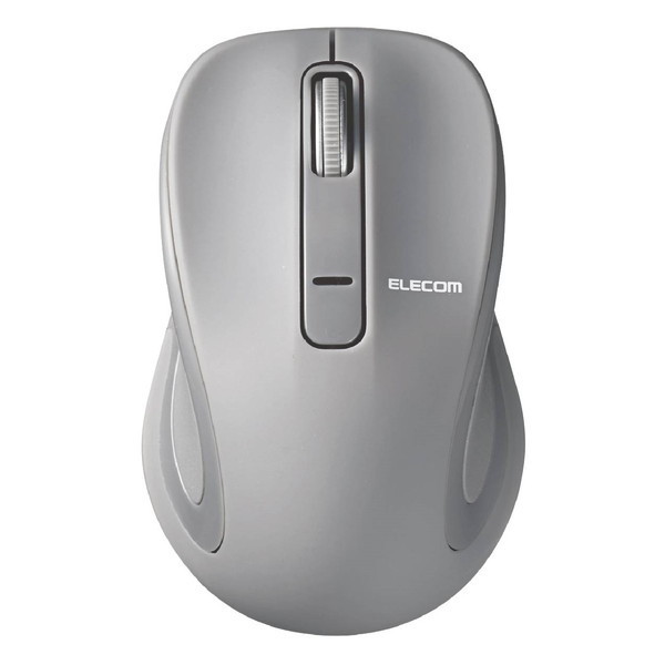 ELECOM M-BT17BBGY BlueLEDマウス Salalシリーズ Sサイズ Bluetooth 3ボタン グレー