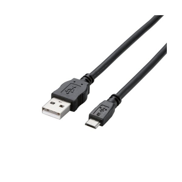 ELECOM TB-AMB2A08BK ブラック [USB2.0ケーブル A-microUSB 0.8m] USBケーブル